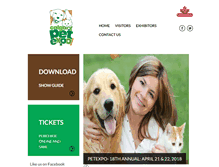 Tablet Screenshot of calgarypetexpo.com